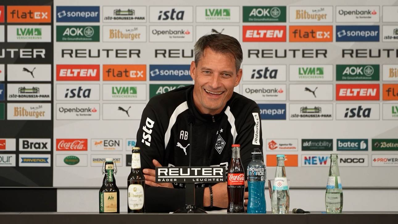 Plötzlich geht es in der Gladbach-PK um Unterhosen