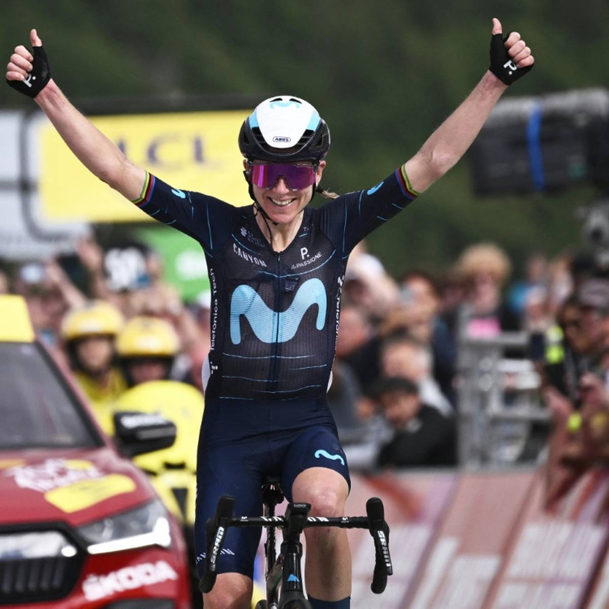 Die Niederländerin Annemiek van Vleuten (39) steht kurz vor dem Gesamtsieg bei der Tour de France der Frauen.