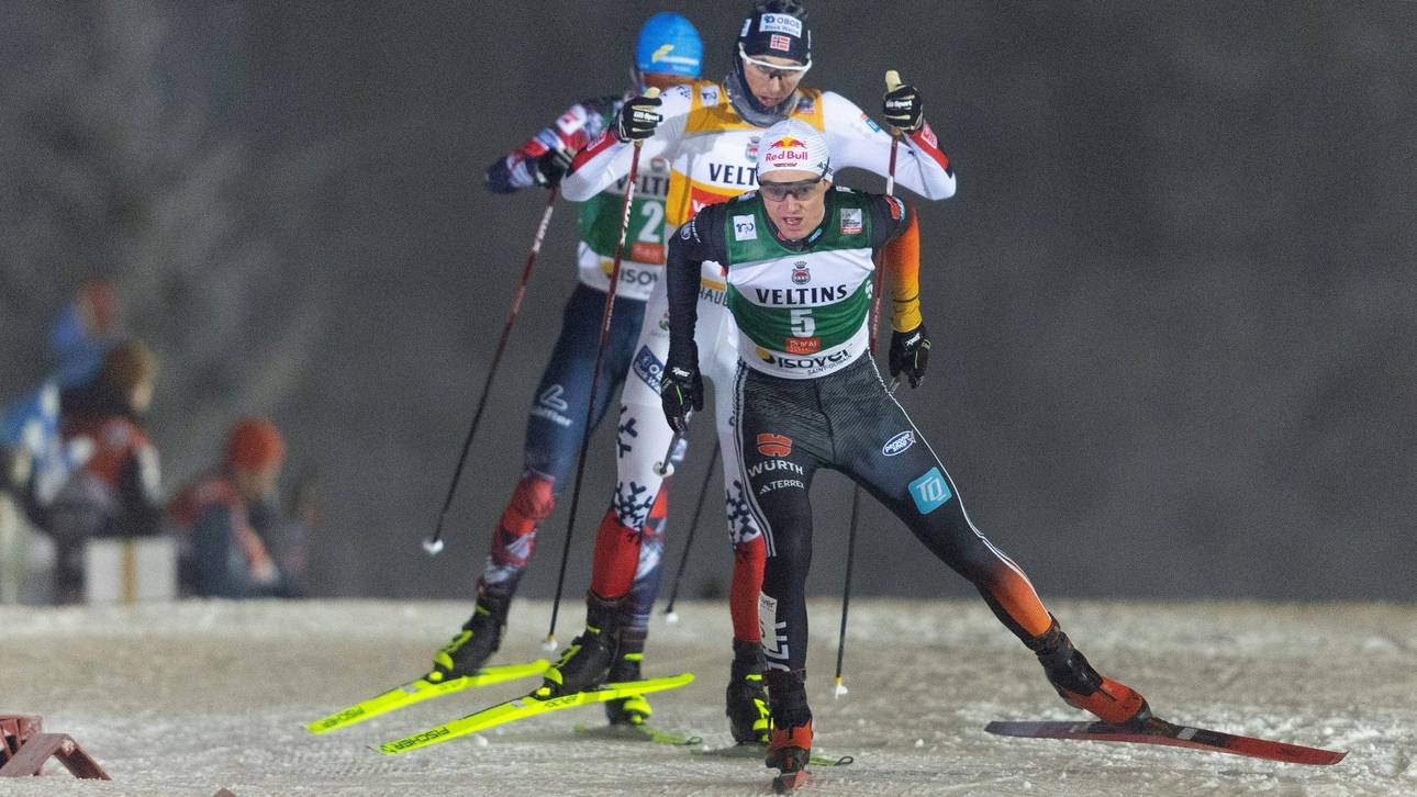 Deutscher Kombinierer erobert Gelb