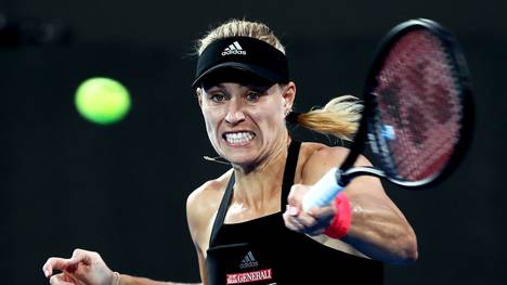 Tennis in Sydney: Angelique Kerber besiegt Camila Giorgi , Angelique Kerber steht nach einem Sieg über Camila Giorgi im Viertelfinale von Sydney