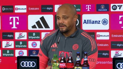 Mit Blick auf die bisherigen Leistungen von Michael Olise und Luiz Diaz spricht FCB-Trainer Vincent Kompany über den Vergleich mit Arjen Robben und Franck Ribery.