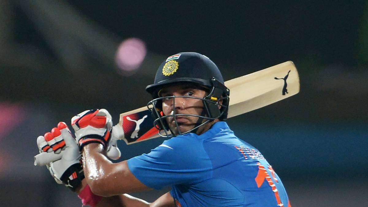CRICKET-WT20-2016-IND-PAK Yuvraj Singh wurde bei der Cricket Weltmeisterschaft 2011 zum Spieler des Turniers gewählt