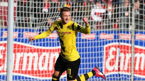 Marco Reus jubelt nach seinem Treffer zum 1:0 gegen Freiburg