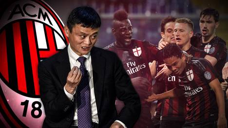 Milliardär Jack Ma (l.) steht vor einem Investment in den AC Milan
