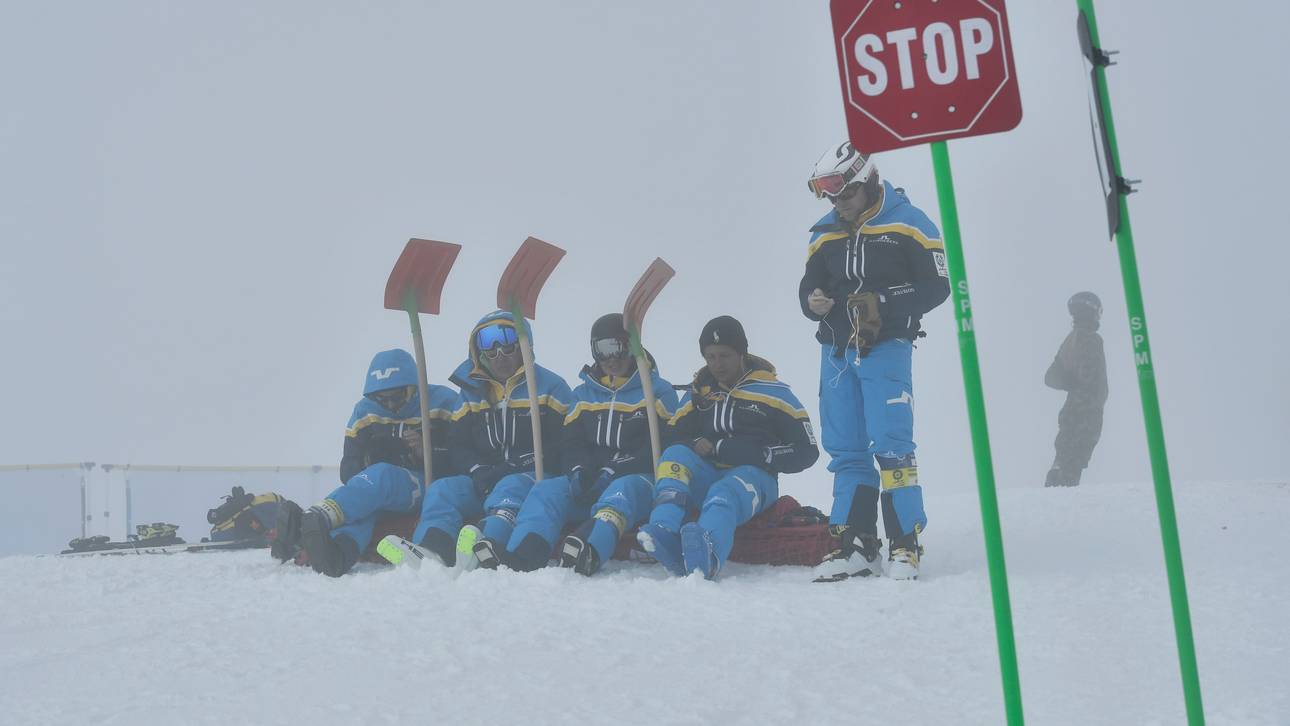 Nebel verhindert Abfahrtsrennen