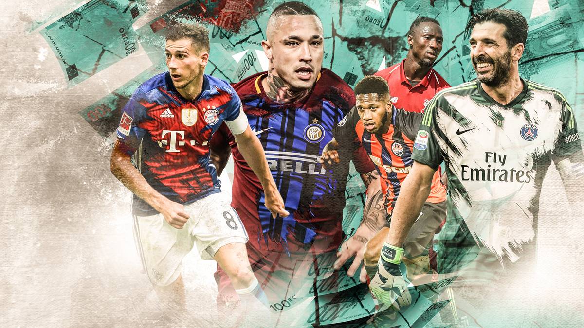 Schon vor CR7 sind in den großen europäischen Ligen einige aufsehenerregende Transfers über die Bühne gegangen. SPORT1 zeigt die spektakulärsten und teuersten Deals des Sommers