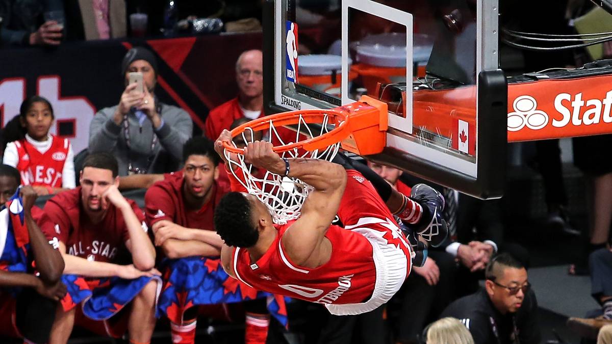 Das Posing gehört im All-Star Game natürlich dazu