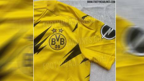 Gewohnte Farben, aber auffälliges Muster. Erste Entwürfe des neuen Dortmund-Trikots sind aufgetaucht, nicht allen gefällt das neue Design.