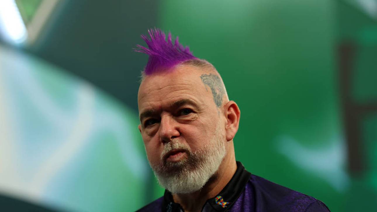 Peter Wright nach seiner Niederlage bei der Darts-WM gegen Arno Merk