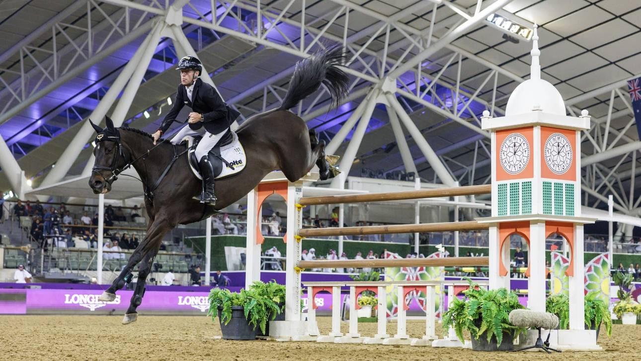 Drei deutsche Springreiter in Riad