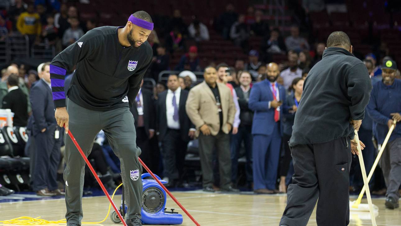 NBA-Star hilft als Putzkraft mit