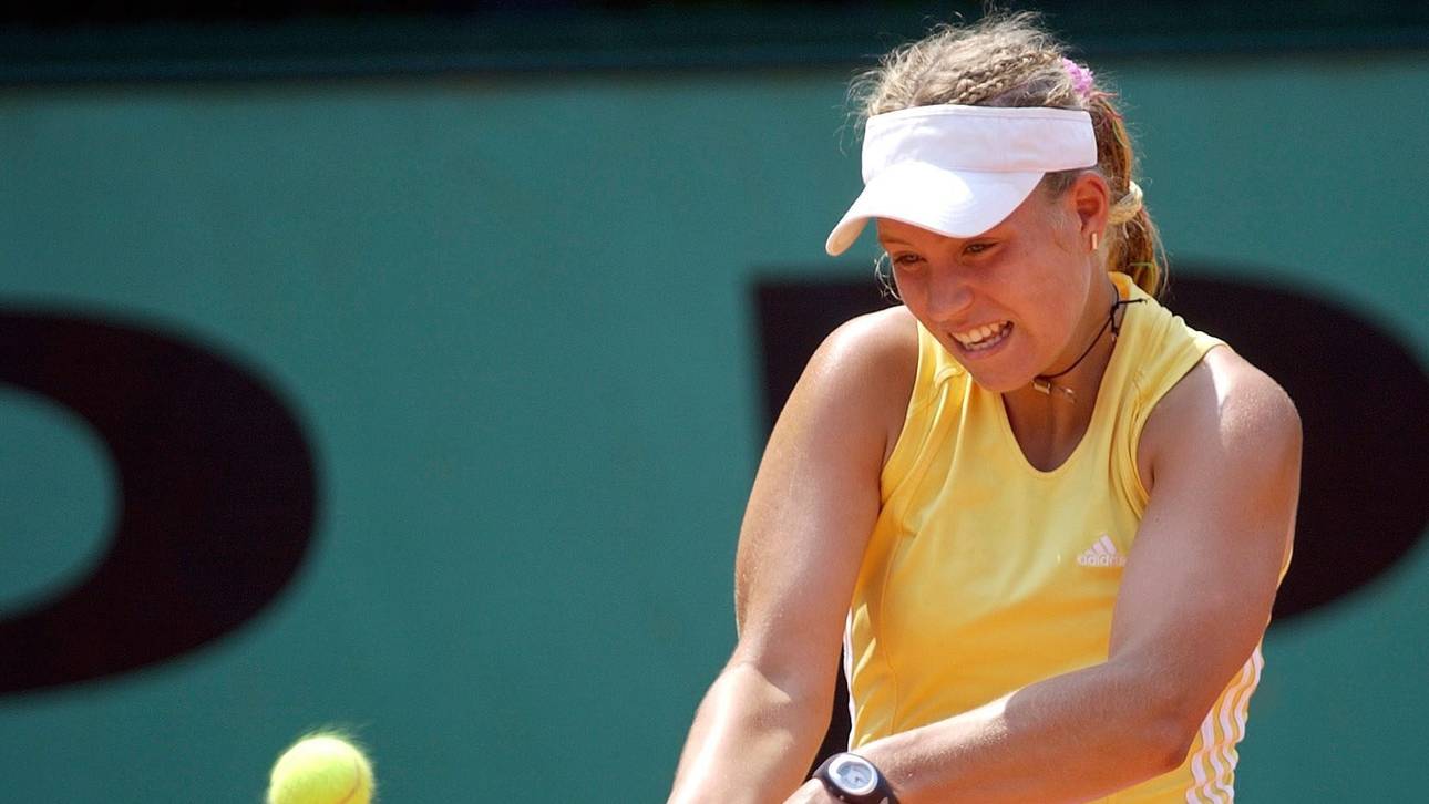 2003 spielt Angelique Kerber im Juniorinnen-Bewerb der French Open mit