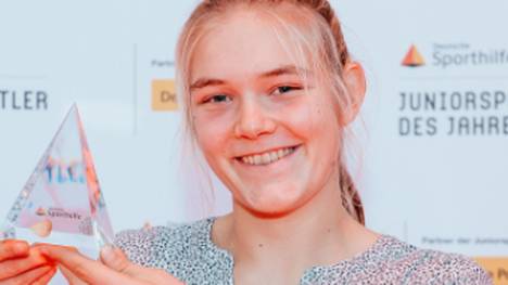 Alexandra Föster wurde als erste Ruderin mit dem Einzeltitel ausgezeichnet