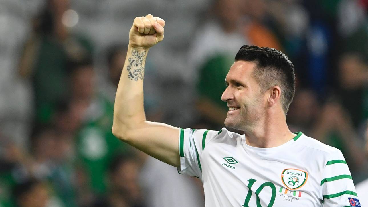 Irland-Held Keane trifft bei Abschied