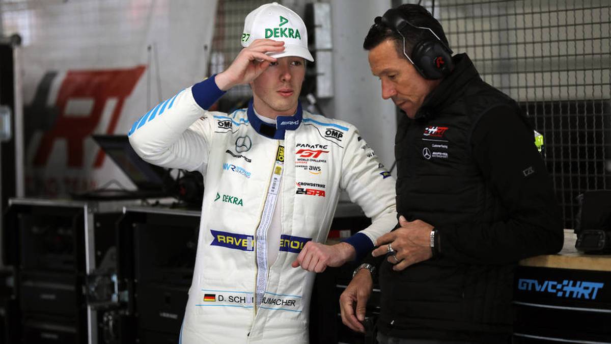 David Schumacher geht in zwischen in der GT-Masters-Serie an den Start 