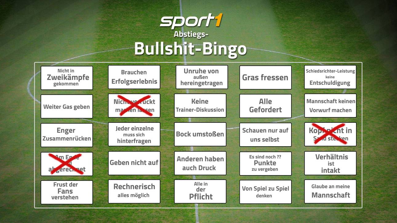 SPORT1 spielt Abstiegs-Bullshit-Bingo