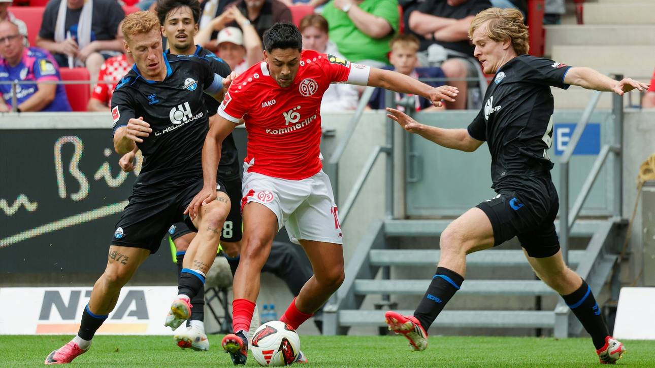 Paderborn holt Punkt in Mainz
