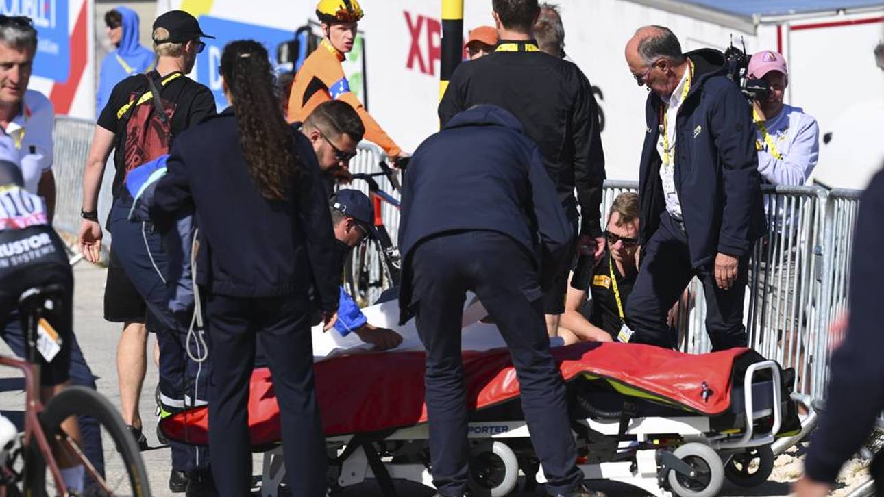 Medizinischer Notfall bei Tour-Star