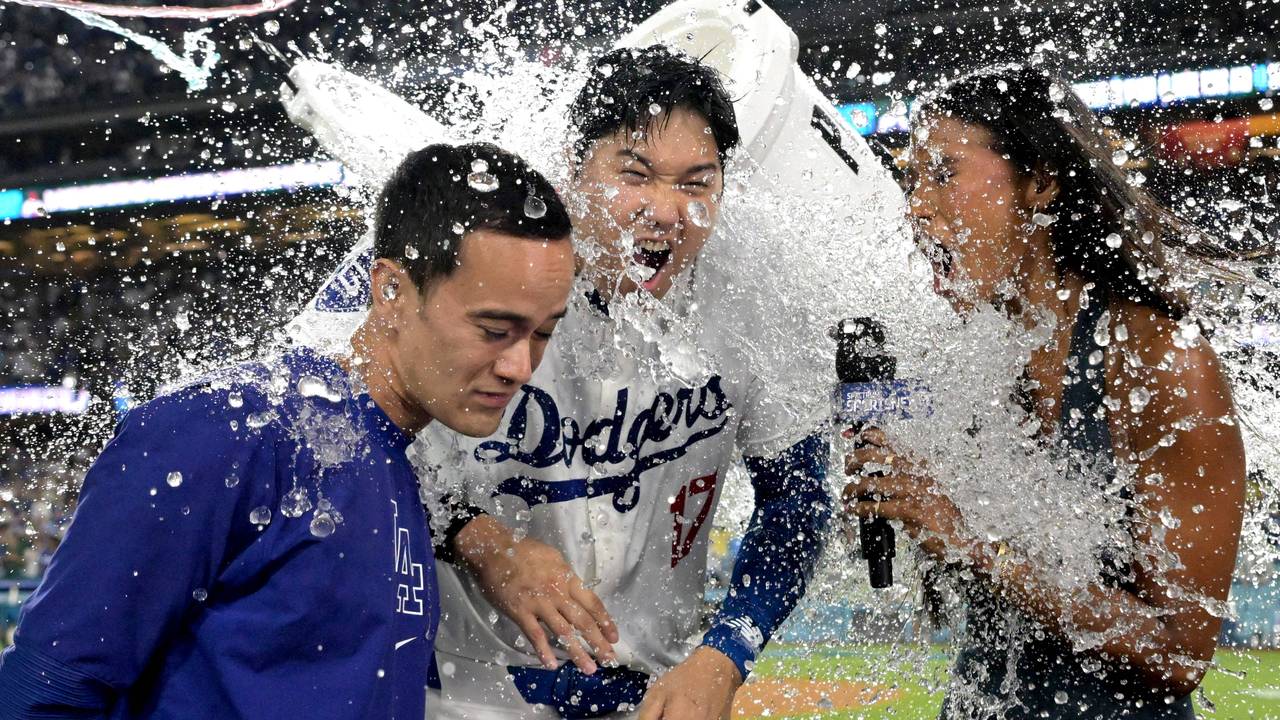 LA-Dodgers-Fans feiern Sieg der World Series