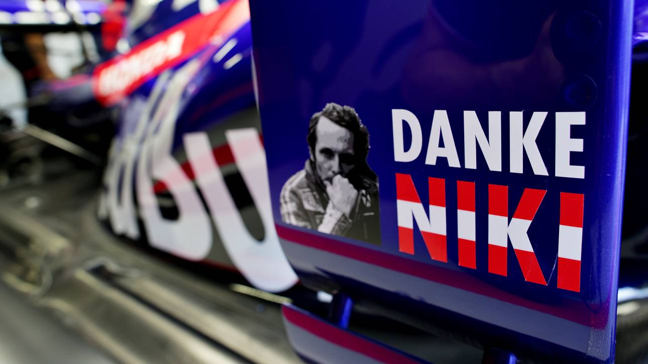 Teams würdigen verstorbenen Lauda