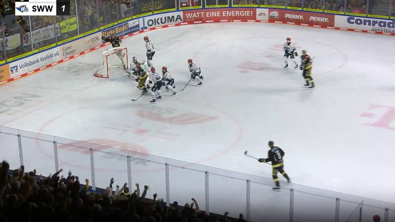 Krefeld Pinguine - Schwenninger Wild Wings | DEL-Highlights im Video