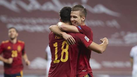 Dani Olmo rettete Spanien mit dem Siegtreffer in der Nachspielzeit