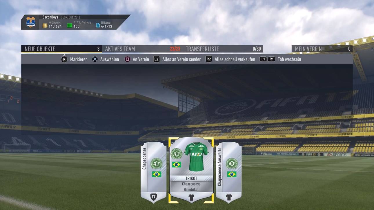 Chapecoense: FIFA mit spezieller Geste