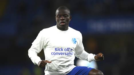 N'Golo Kante vom FC Chelsea nimmt wieder am Mannschaftstraining teil