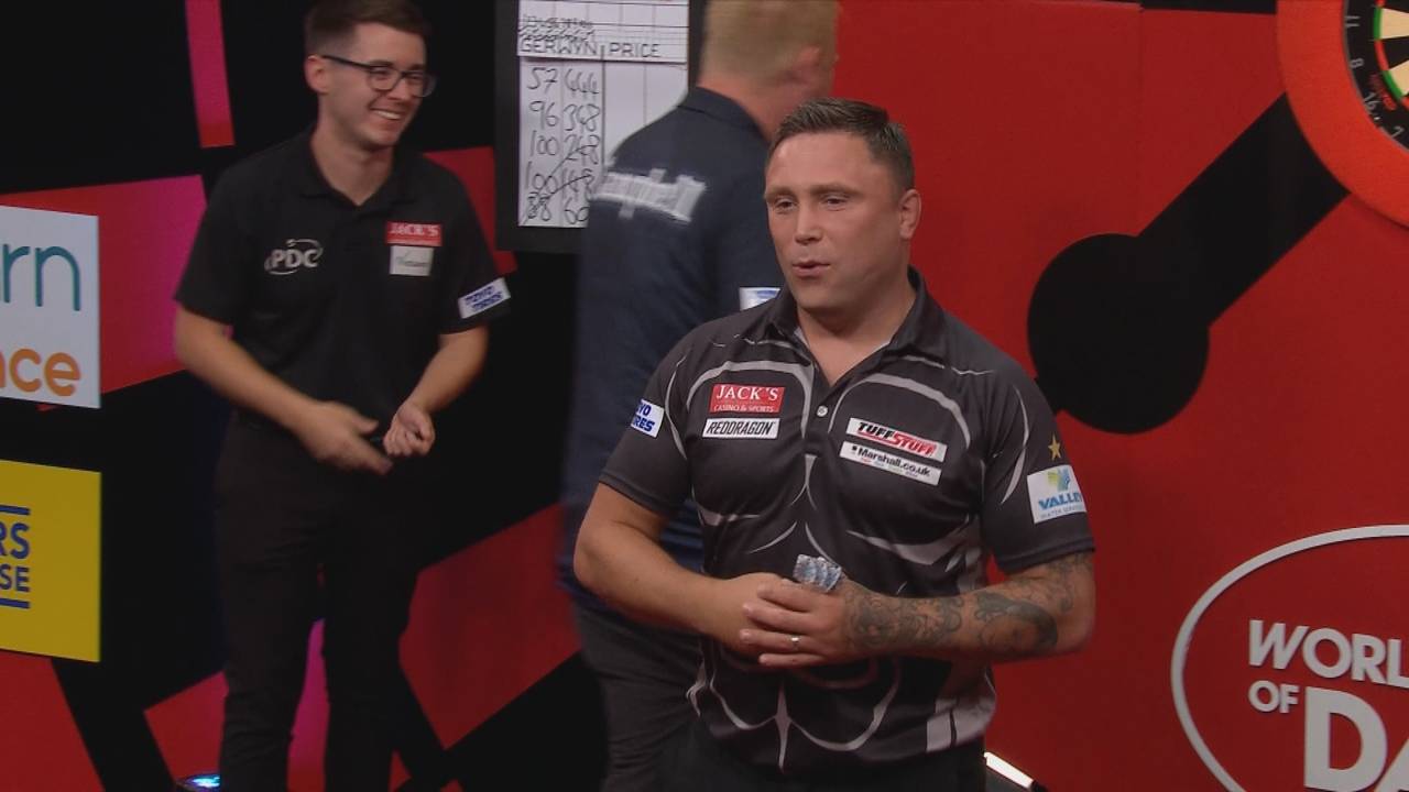 World Series of Darts: Gerwyn Price schlägt Matt Campbell 6:5