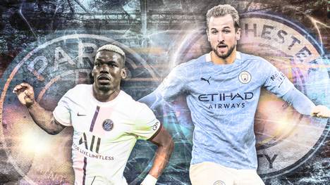 Zwei Superstars stehen vor dem Absprung. Paul Pogba zieht es wohl nach Paris, Harry Kane flirtet schon länger mit Manchester City. Werden PSG und City mit ihren potenziellen Neuzugängen jetzt übermächtig? 