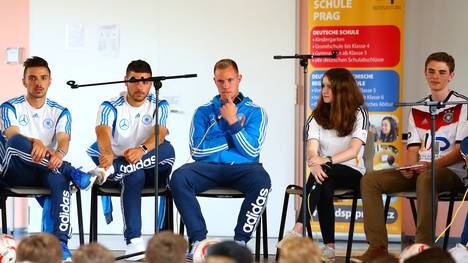 Marc-Andre ter Stegen-Germany U21  Team Visits German School in Prague
