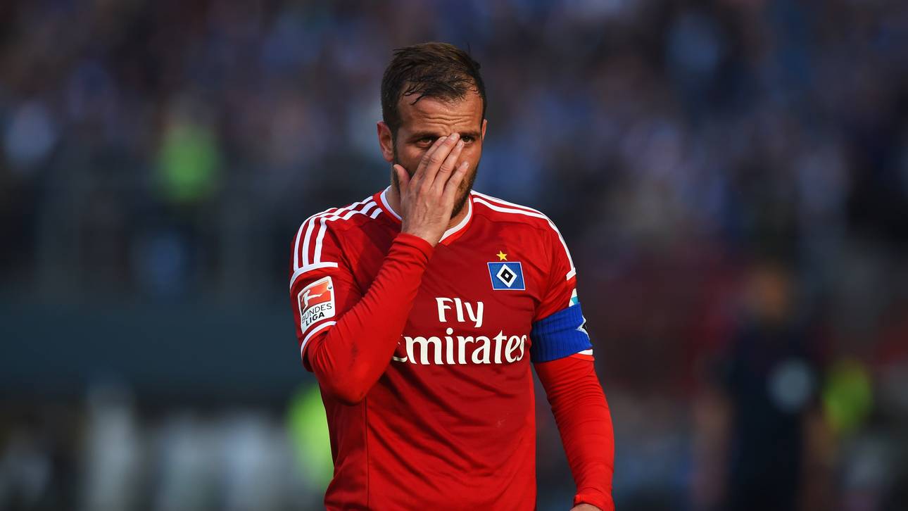 Van der Vaart leidet mit HSV