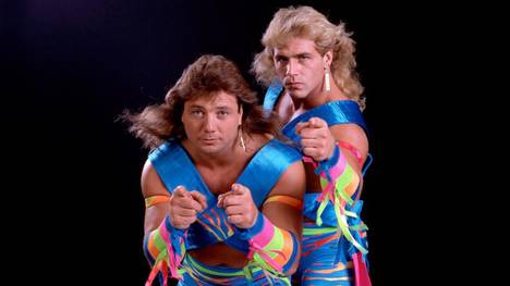 Marty Jannetty (l.) bildete bei WWE mit Shawn Michaels die Rockers