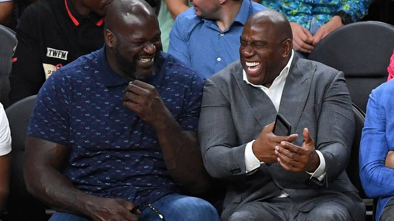 Shaquille O'Neal und Magic Johnson sind absolute Legenden der Los Angeles Lakers