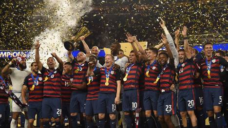 Das Nationalteam der USA gewinnt den Gold Cup gegen Jamaika