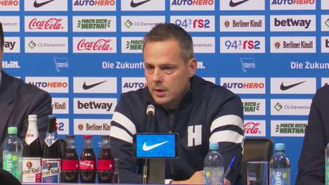 Fredi Bobic würde nach dem 0:2 gegen Union Berlin von seiner Funktion als Geschäftsführer bei der Hertha entbunden. Präsident Kay Bernstein erklärt diese Entscheidung.