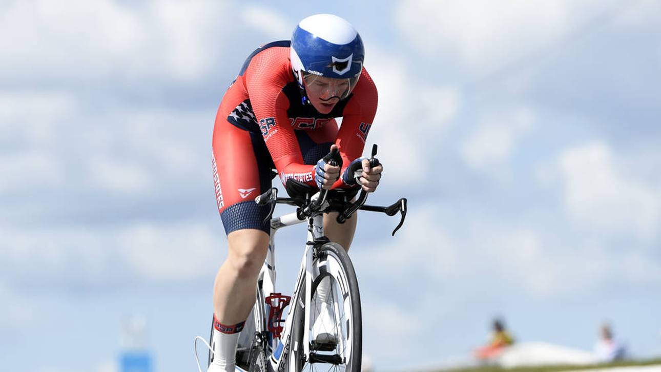 Kelly Catlin in ihrem Element