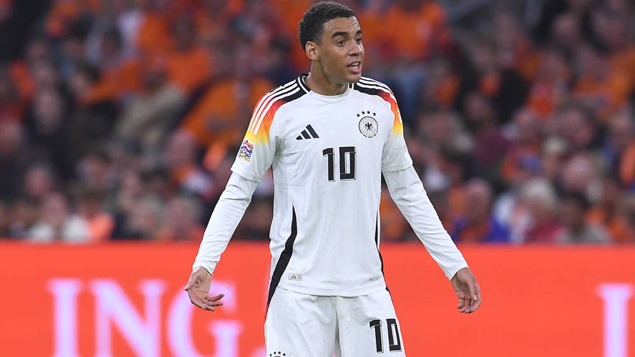 Schiedsrichter? Musiala vielsagend