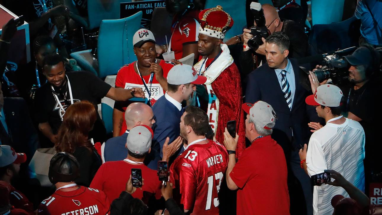 Die Fans der Arizona Cardinals begrüßten ihren neuen Quarterback Josh Rosen äußerst freundlich