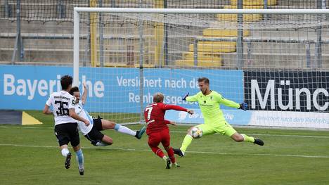 Fabio Kaufmann erzielte das entscheidende Tor für die Würzburger Kickers