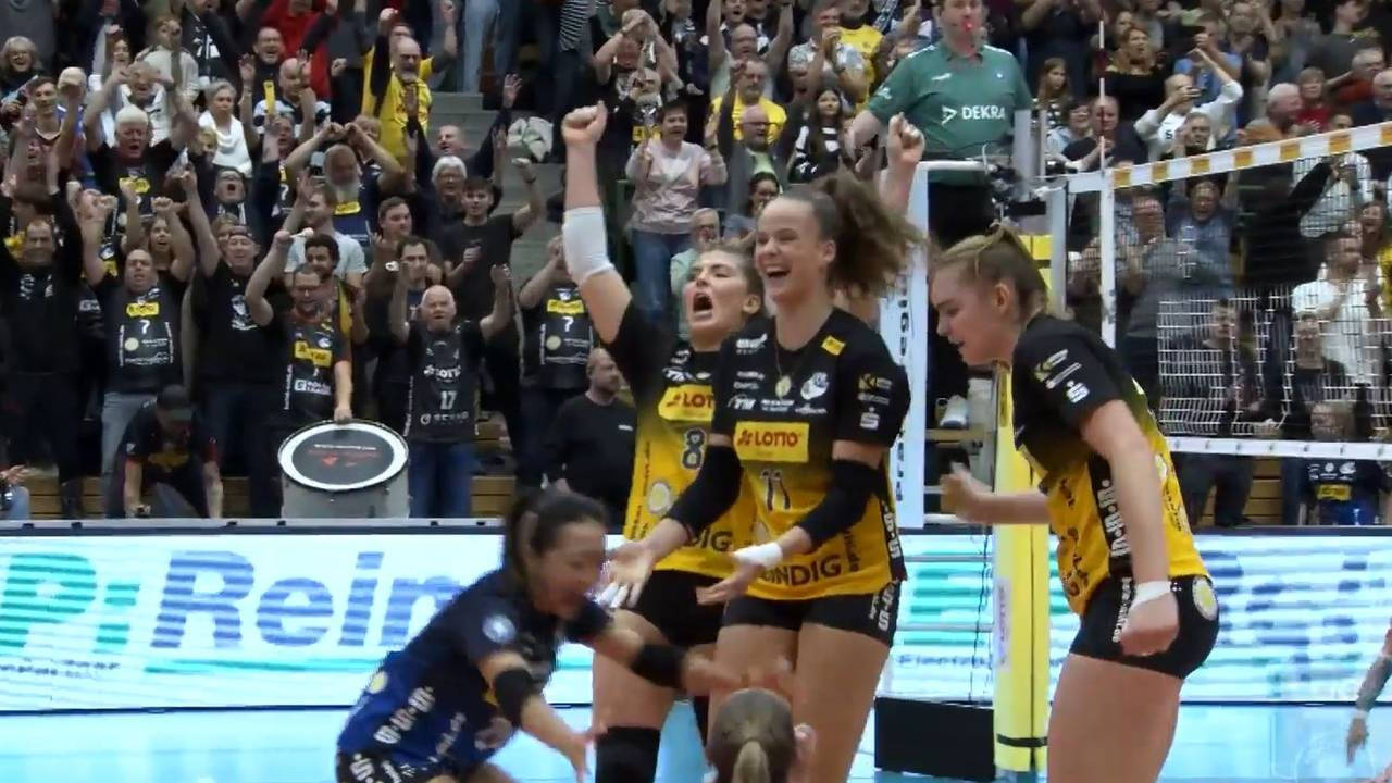 Volleyball-Bundesliga: VfB Suhl LOTTO Thüringen siegt gegen USC Münster
