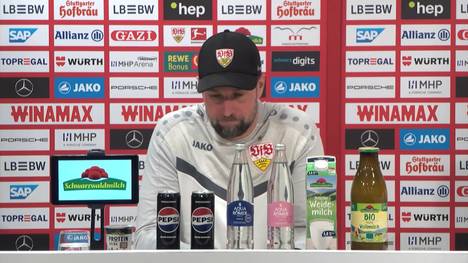 VfB-Trainer Sebastian Hoeneß reagiert auf die Gerüchte um ein mögliches Interesse von Bayern München und Borussia Dortmund. Sein Fokus liegt ganz auf Stuttgart – für Spekulationen hat er keine Zeit, so der Coach.