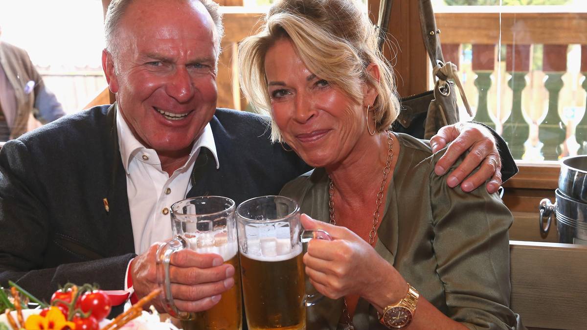 Karl-Heinz Rummeingge, und Ehefrau Martina Rummenigge 