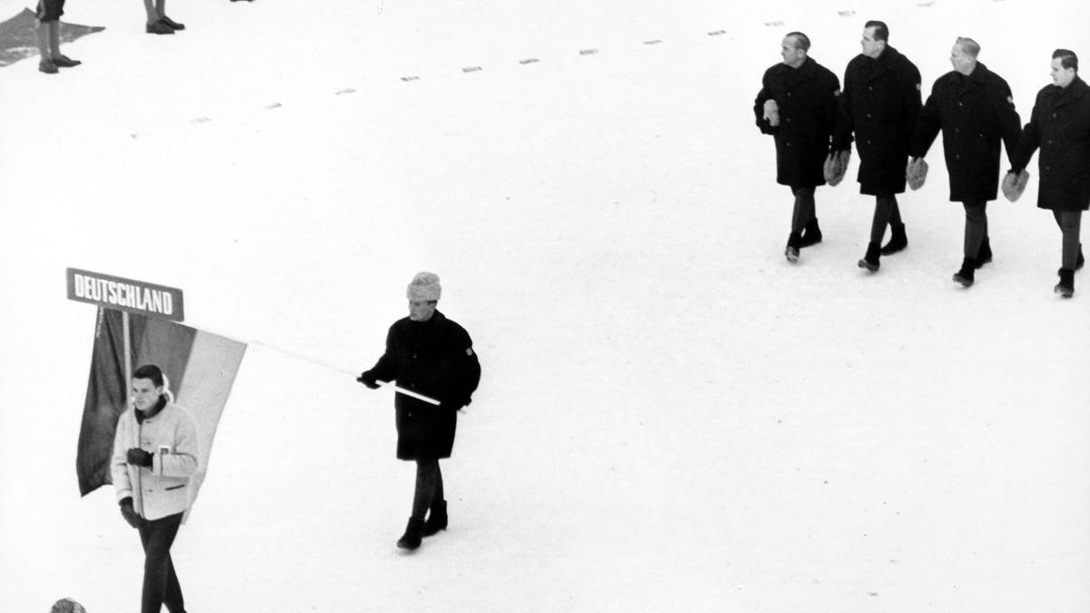 1964 in Innsbruck: Kombinierer Georg Thoma (gesamtdeutsche Mannschaft)