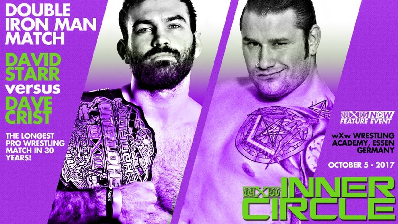 Das Rekordmatch soll bei der Veranstaltung wXw Inner Circle IV steigen