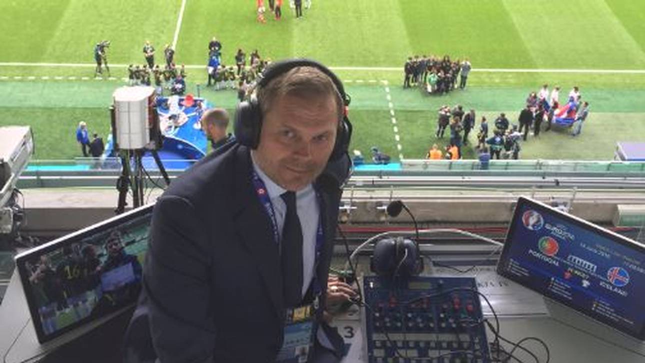 Islands Kommentator vergisst Jubel