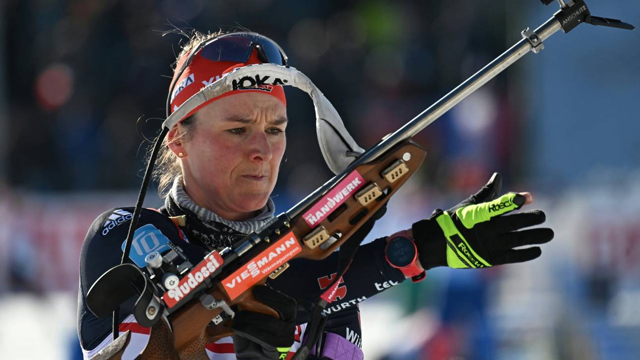 Biathlon: Hermann-Wick und Rivalinnen Hand in Hand in den Ruhestand