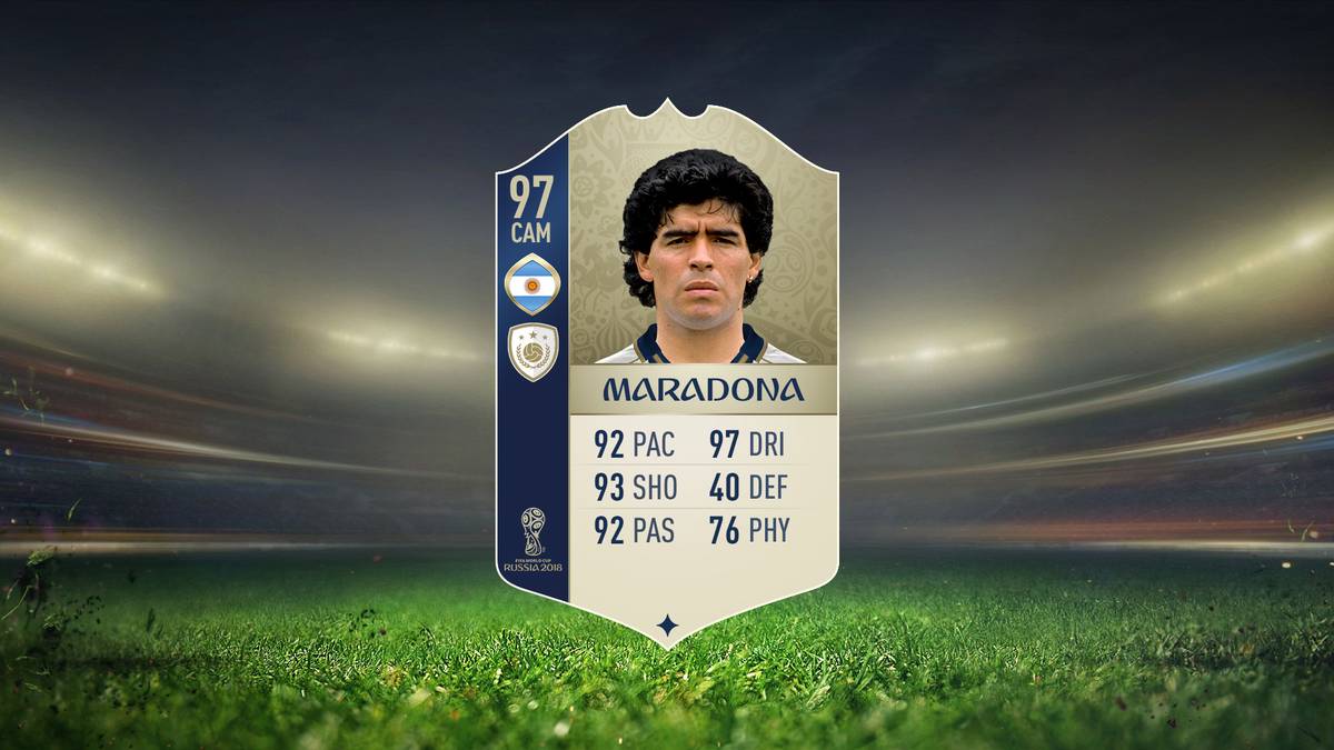 Diego Maradona - Argentinien - Gesamtstärke 97