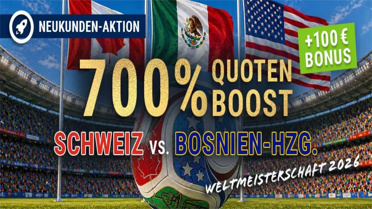WM-Hammer bei bet-at-home: Quote 13,20 statt 1,65 auf Sieg der Schweiz gegen Bosnien!