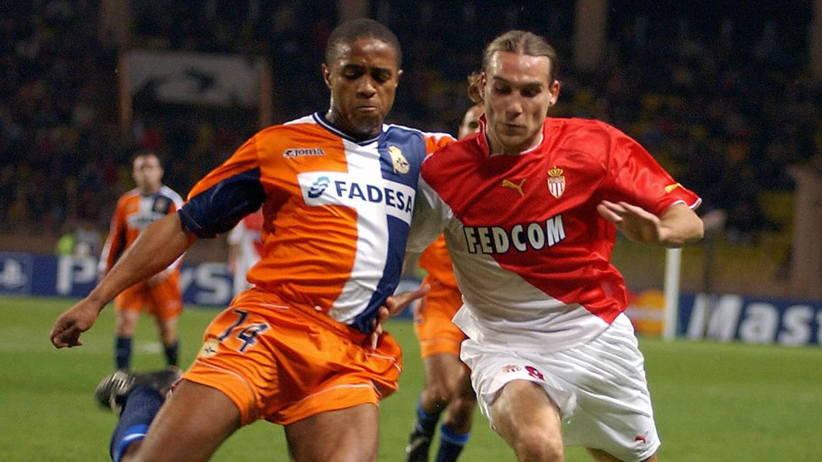 PLATZ 2: AS Monaco - Deportivo La Coruna 8:3 - Insgesamt elf Tore fallen am 5. November 2003 im Fürstentum, die Partie war lange Zeit Spitzenreiter bei den Torfestivals. Die Monegassen führen zur Halbzeit bereits mit 5:2 und gewinnen am Ende mit 8:3. Dado Prso (r.) schnürt einen Viererpack 